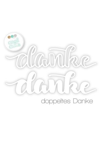 Create A Smile - Doppeltes Danke Stanzen